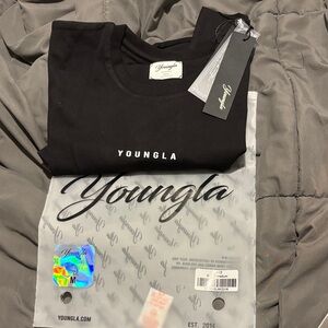 YoungLA Classic Black Tee for Men
